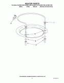 HEATER PARTS Diagram and Parts List for DU1055XTVS5  Whirlpool Dishwasher