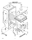 LINER, LIT/OPTIONAL Diagram and Parts List for ET14DCXMWL0  Whirlpool Refrigerator