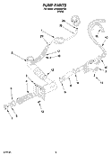 PUMP PARTS, OPTIONAL PARTS (NOT INCLUDED) Diagram and Parts List for LHW0050PQ0  Whirlpool Washer
