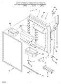 REFRIGERATOR DOOR Diagram and Parts List for KTRV20MGBL00  KitchenAid Refrigerator