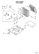SECTION Diagram and Parts List for AD50USL1  Whirlpool Dehumidifier