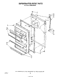 REFRIGERATOR DOOR , LIT/OPTIONAL Diagram and Parts List for ET20NKXSW00  Whirlpool Refrigerator