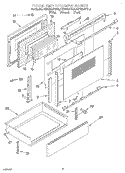 Part Location Diagram of 9781243 Whirlpool GLASS-DOOR