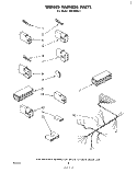 WIRING HARNESS Diagram and Parts List for SHU40041  Whirlpool Dishwasher