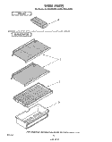 SHELF Diagram and Parts List for EL13SCRSW00  Whirlpool Refrigerator