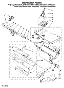 Part Location Diagram of 8183174 Whirlpool Drawer, Detergent (Complete)