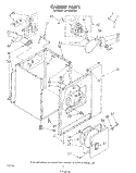 SECTION Diagram and Parts List for LE5795XPW1  Whirlpool Dryer