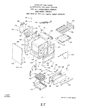 BODY Diagram and Parts List for 1463W3A  Roper Range