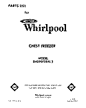 SECTION Diagram and Parts List for EH090FXKN2  Whirlpool Freezer