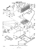 UNIT , NOT ILLUSTRATED AND OPTIONAL Diagram and Parts List for ET18JKXLWL0  Whirlpool Refrigerator