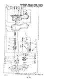 WASHER GEARCASE Diagram and Parts List for LT5004XMW0  Whirlpool Washer Dryer Combo