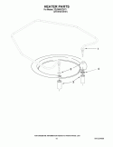 HEATER PARTS Diagram and Parts List for 7GU3800XTVY3  Whirlpool Dishwasher