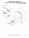 REFRIGERATOR LINER PARTS Diagram and Parts List for GX5SHDXVA01  Whirlpool Refrigerator