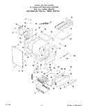 BODY Diagram and Parts List for 1444W1A  Roper Range