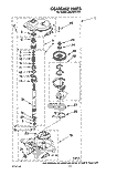 GEARCASE Diagram and Parts List for LA5705XTW2  Whirlpool Washer