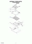 INTERNAL OVEN PARTS Diagram and Parts List for KEBK206SSS03  KitchenAid Wall Oven