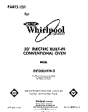 SECTION Diagram and Parts List for RB2000XKW0  Whirlpool Wall Oven