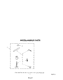 MISCELLANEOUS Diagram and Parts List for LA5700XSW1  Whirlpool Washer