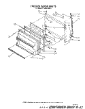 FREEZER DOOR Diagram and Parts List for ET18NKXWM01  Whirlpool Refrigerator