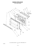 FREEZER DOOR Diagram and Parts List for KFRF19MTPL00  Whirlpool Refrigerator