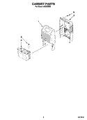 Part Location Diagram of 1188396 Whirlpool Cabinet, Rear