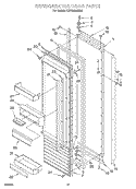 REFRIGERATOR DOOR Diagram and Parts List for KSSS36MHX00  KitchenAid Refrigerator