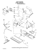UNIT PARTS Diagram and Parts List for KBFS20EVMS11  KitchenAid Refrigerator