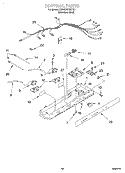 CONTROL Diagram and Parts List for KSRS25FGSS13  KitchenAid Refrigerator