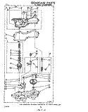GEARCASE Diagram and Parts List for LA5380XMW0  Whirlpool Washer