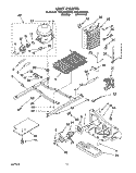 UNIT Diagram and Parts List for TS25AWXBW00  Estate Refrigerator