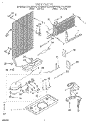 UNIT Diagram and Parts List for ET14JMYDW10  Whirlpool Refrigerator