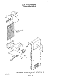 AIR FLOW Diagram and Parts List for KSRS25QWAL13  KitchenAid Refrigerator