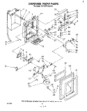 Part Location Diagram of 938565 Whirlpool Housing, Dispenser