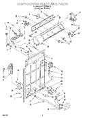 Part Location Diagram of 3946442 Whirlpool TIMER
