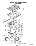 COMPARTMENT SEPARATOR Diagram and Parts List for ET18DKXTG05  Whirlpool Refrigerator
