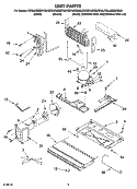 UNIT PARTS Diagram and Parts List for KBRA20EMBT00  KitchenAid Refrigerator
