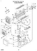 ICEMAKER, LIT/OPTIONAL Diagram and Parts List for KSSS36DAW05  KitchenAid Refrigerator
