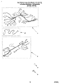 WIRING HARNESS Diagram and Parts List for KEBI200BBL1  KitchenAid Wall Oven
