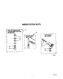 WATER SYSTEM Diagram and Parts List for 3LA5581XYN0  Whirlpool Washer