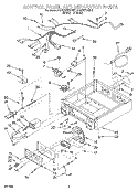 Part Location Diagram of 3389969 Whirlpool TIE, CABLE