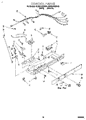 CONTROL Diagram and Parts List for 4ED25DQXBW00  Whirlpool Refrigerator