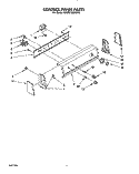 CONTROL PANEL Diagram and Parts List for KAWE742WAL3  KitchenAid Washer