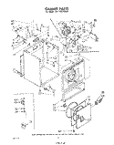 SECTION Diagram and Parts List for GLE7900XMW3  Whirlpool Dryer