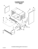 CHASSIS PARTS Diagram and Parts List for KDRS462VSS03  KitchenAid Range