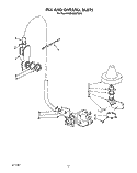 FILL AND OVERFILL Diagram and Parts List for KUDA220TWH5  KitchenAid Dishwasher
