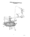 UPPER WASH AND RINSE Diagram and Parts List for KUDS220T2  KitchenAid Dishwasher