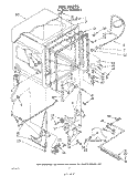 TUB , LIT/OPTIONAL Diagram and Parts List for SHU55042  Whirlpool Dishwasher