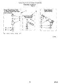 WATER SYSTEM Diagram and Parts List for LCR5232HQ0  Whirlpool Washer
