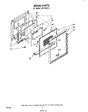 SECTION Diagram and Parts List for RB100PXK0  Whirlpool Wall Oven