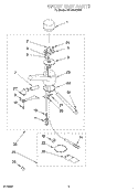SPA AND UNIT Diagram and Parts List for HD1000XSW4  Whirlpool Miscellaneous